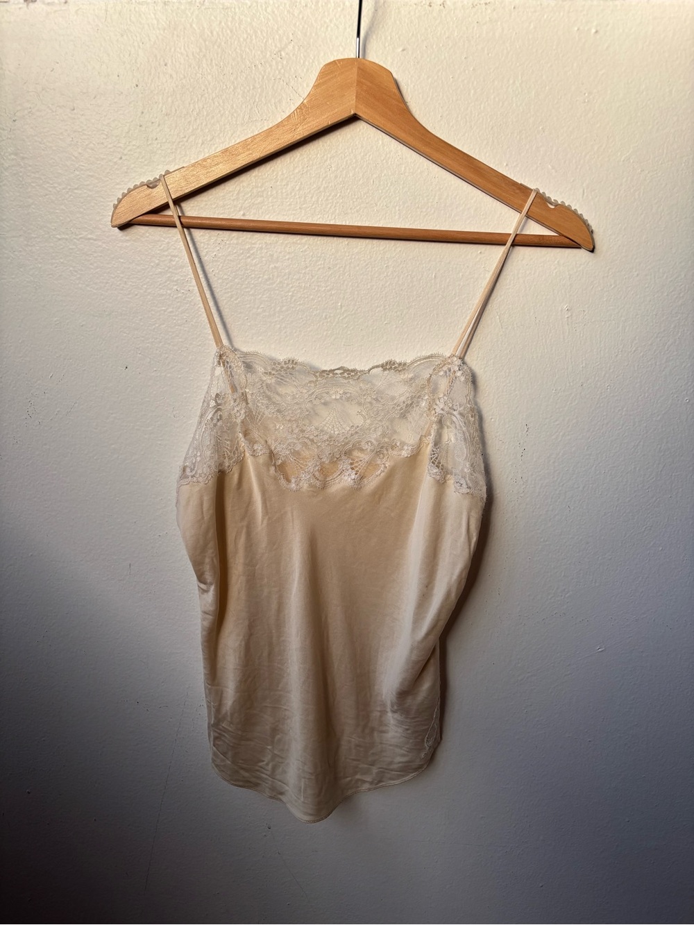 Vintage lace trim top